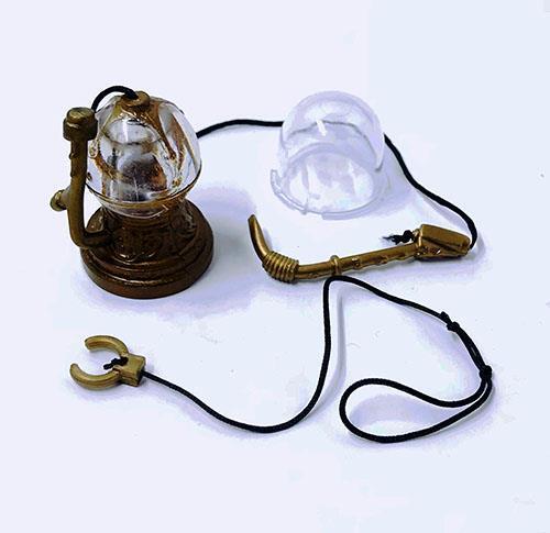 2-PACK HOOKAH PIPE & SLAVE COLLAR VINTAGE KENNER FIGURE STAR WARS JABBA THE HUT
