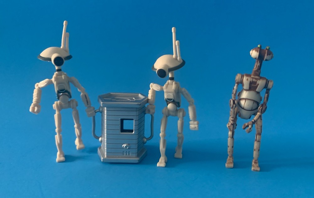 STAR WARS 30TH PIT DROIDS 2 PACK WHITE & OTOGA 222 DROID LOT