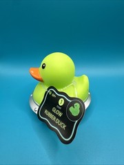NEW, GLOW IN THE DARK- Rubber Duck – Mini Figure – 2.5″ – SPACESHIP