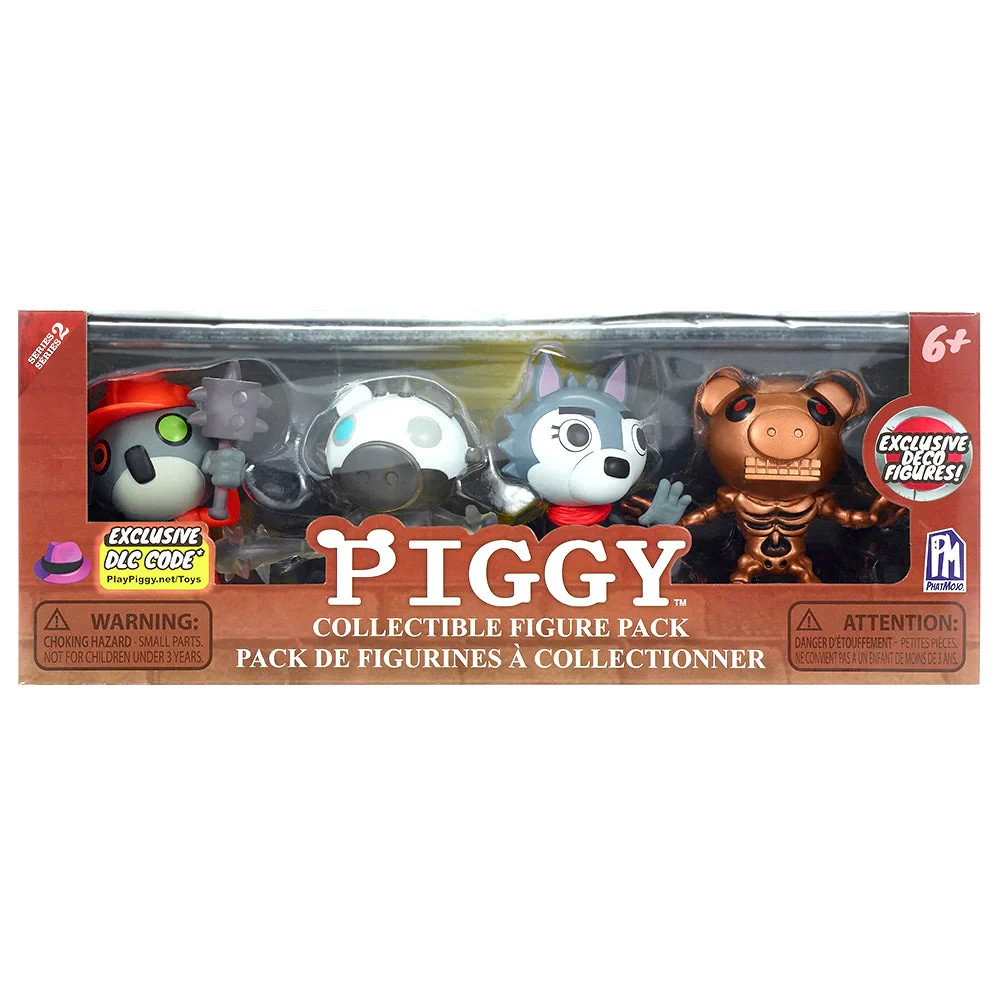 PIGGY – Minifigure 4-Pack (3” EXCLUSIVEFigures, Series 2: Set 2 of 2 IncludesDLC