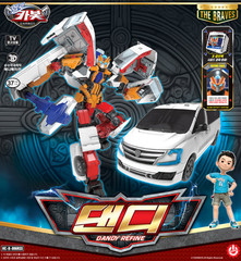 Hello Carbot The Braves Dandy Refine Transformer Robot Car Cube Figure Toy