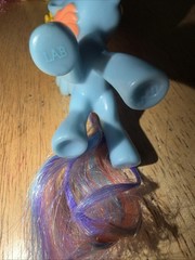 My Little Pony G4 Apple Bloom 2 1/2” Brushable Toy Figure MLP & Mcd Rainbow Dash