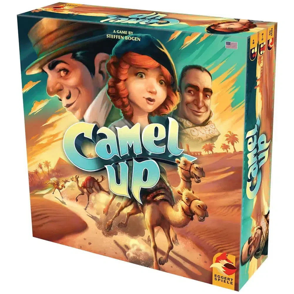 Camel Up – Dice-Based Racing Board Game for Family, Adults, and Children (3-8 Pl