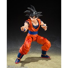 S.H.Figuarts Dragon Ball Z Son Goku Kindhearted Saiyan Action Figure Bandai NEW