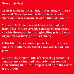 3D Print Arm Cover Leg Upgrade Kit For Titan Class Fortress Maximus Accessories