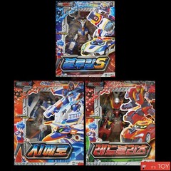 Metal Cardbot S BLUE COP-S CIELO REDBLITZ Transformer Robot Car Toy Season 2024