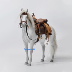 JXK175 1/6 Wild West Red Dead Horse & Harness F 12″ Figure Accessory Decoration