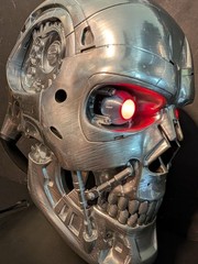 Terminator 1:1 Lifesize T1 T2 T800 – US Made – 3D Print Lights Up Custom Paint