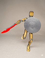 Sword Arms (2 pack) for Dummy 13 | 3D Printed Action Figure Doll Accessory