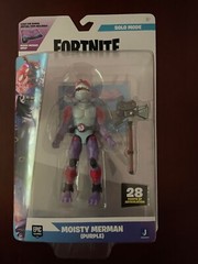 Fortnite Series 25 Moisty Merman 4 Inch Figure w/Manic Mosaic Wrap 2024 In Stock