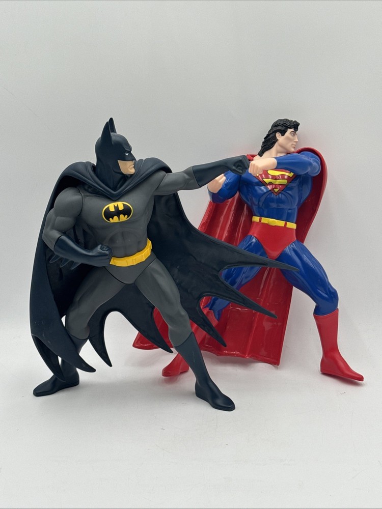 1995 DC Super Heroes Collection Batman Superman Kenner Vinyl Figure 13”