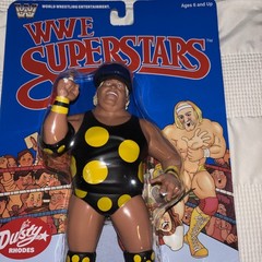 WWE MATTEL LJN SUPERSTARS 1980s Retro DUSTY RHODES 8″ 2 Color Variants