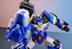 Metal Cardbot W BLUECOP W Transforming Robot Korean Toy
