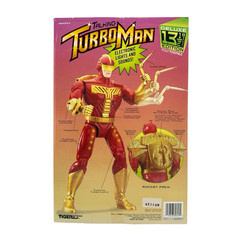 VT 1996 Talking Turbo Man Jingle All The Way Action Figure Tiger Electronics NIB