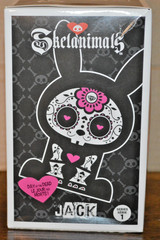 Skelanimals Day Of The Dead Jack The Rabbit Vinyl Figure Series 1- New & Sealed