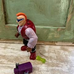 Vintage 1992 TMNT Mutatin’ Bebop Figure w Camera Shell Drill & Ooze Playmates