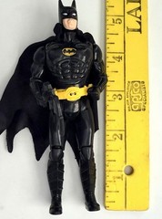 1989 Toy Biz Bat Rope Batman Retractable Belt Keaton Face W/ Batarang Movie