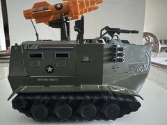 GI Joe 1988 WARTHOG w/ Sgt Slaughter COMPLETE+ Blueprints File Card 🔥No Breaks