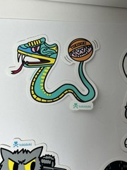 Tokidoki Vinyl Sticker Set of 4 Skateboarding Sports New