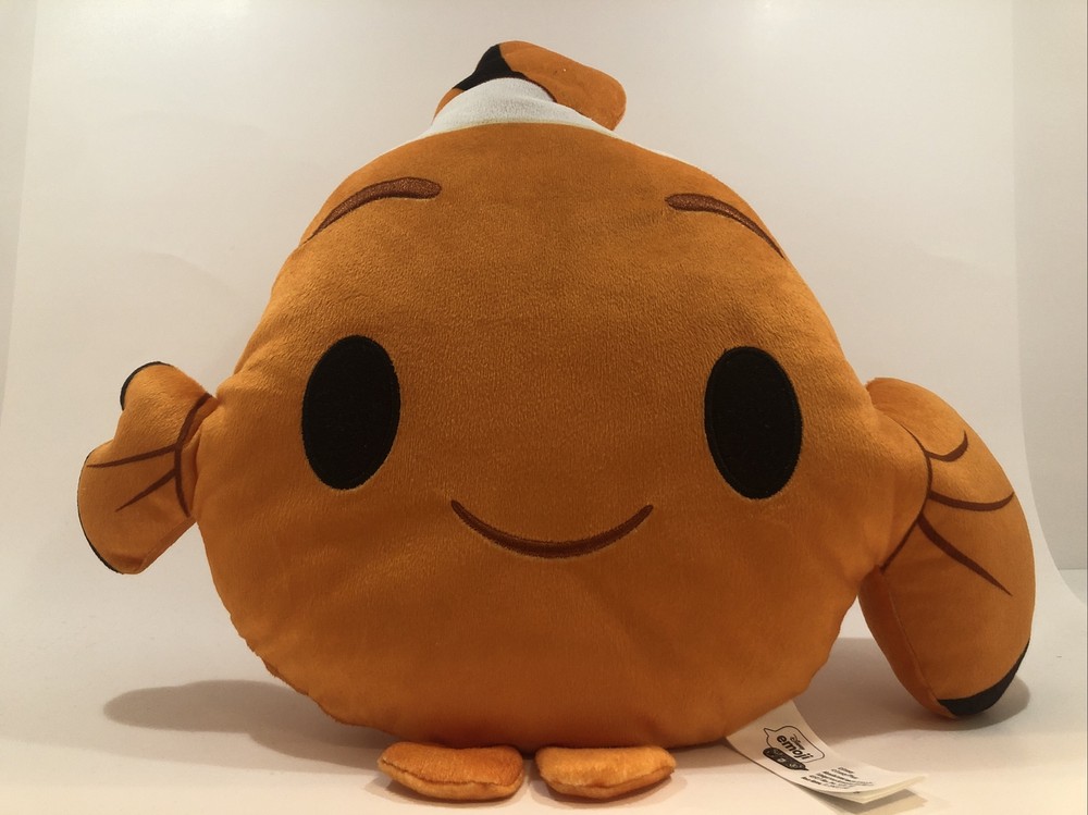 Walt Disney Emoji Pillow Finding Nemo Plush 13″ MEDIUM Snuggle Cuddle