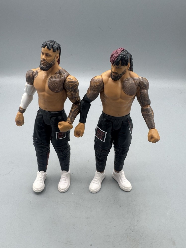 Mattel Basic Jimmy & Jey Uso Championship Showdown Series 11 Wrestling Figures