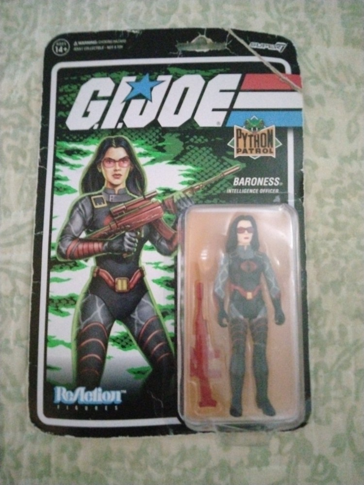 Python Patrol Baroness Trooper Super7 ReAction GI G.I. JOE 3.75″ Action Figure