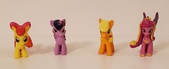 My Little Pony MLP Magic Mini Figures 2″ 12- PVC Ponies W/ Special Spike Fig