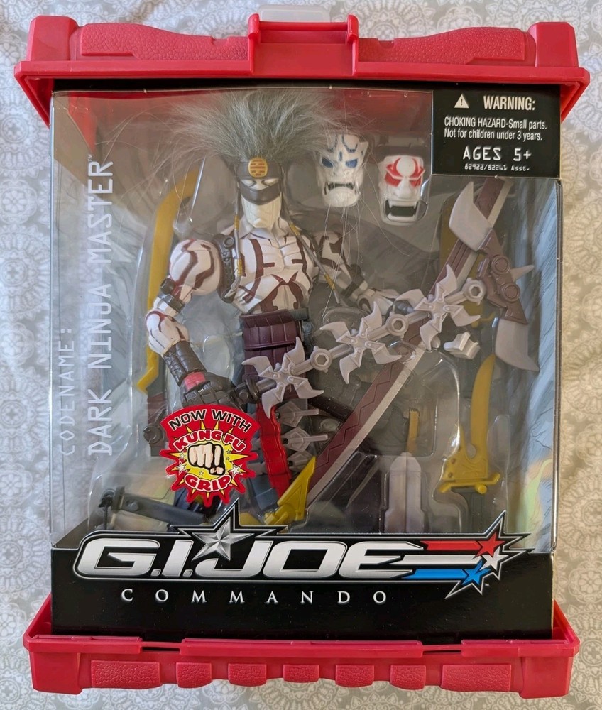 GI Joe Sigma6 Cobra Dark Ninja Master 2007 Hasbro Factory Sealed MISB 8 inch