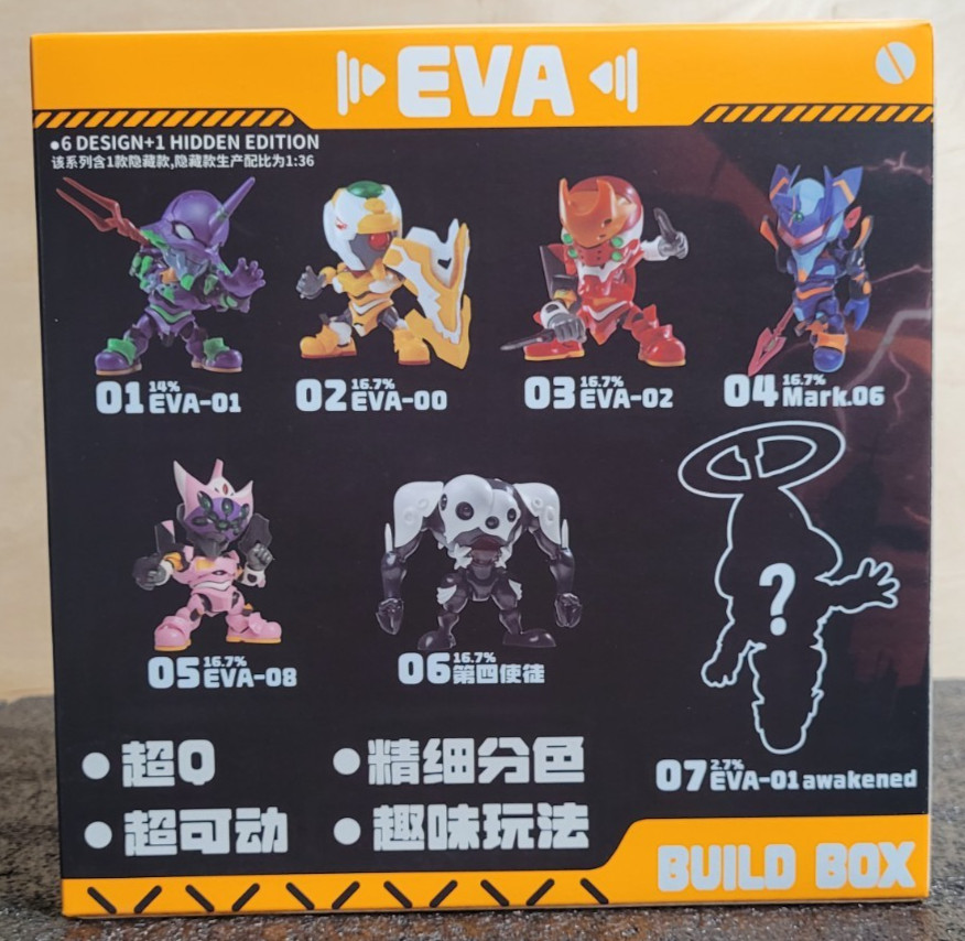 Soskill Rebuild of Evangelion Build Box Blind Box Model Kit