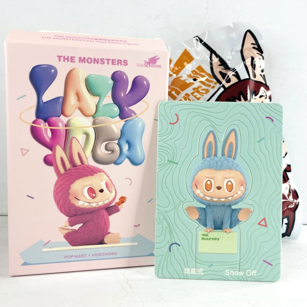 POP MART x Labubu The Monsters Lazy Yoga Series Figure Dolls Toy – Show Off