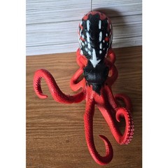 Chap Mei Red Octopus Toy Figure Sea Creature Tentacles Plastic M2