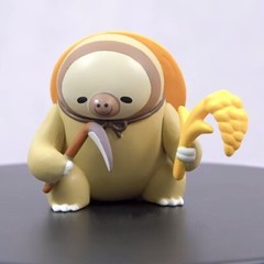Blind Box Kawaii Anime Sloth Farmer Mini Figure 1 Random Surprise Capsule Toy