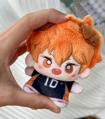 Kawaii New10cm Haikyuu Plush Toy Hinata Shoyo Keychain Tobio Kageyama Doll Gift
