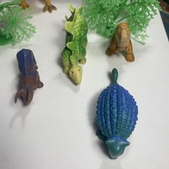 Dinasour Toy Lot Mixed Sets Trees 18 Pieces Everything You See Here!! See Desc.
