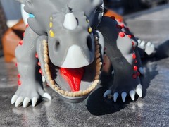 3D Printed How to Train Your Dragon Multicolor PLA Fully Articulated Custom