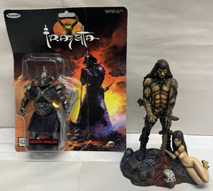 Realm of the Underworld Frazetta DEATH DEALER Zoloworld Figure & Conan Statue