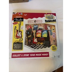 MGA Miniverse Real Music Record Shop With Exclusive Fender Guitar NEW