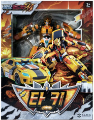 Metal Cardbot W Season3 TACHY Cheetah Transformer Robot Car Toy