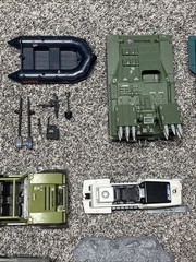 Vintage 1980’s GI Hasbro Mixed Parts Lot Sold As-is.