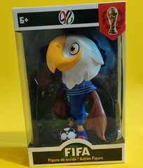 FIFA Individual Eagle Action Figure w/ Soccer Ball Mascot Soccer Toy