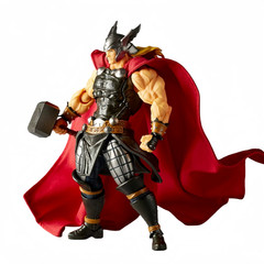 Revoltech Amazing Yamaguchi Marvel Thor Love & Thunder Odinson 6″ Action Figure