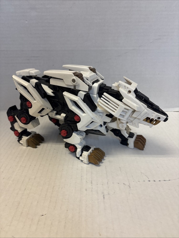 VINTAGE 2002 HASBRO TOMY ZOIDS ELECTRONIC LIGER ZERO FIGURE ROBOT LION TIGER