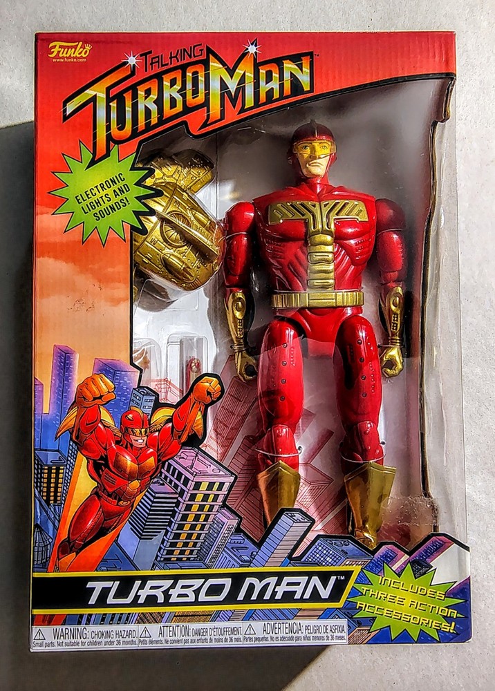 Funko 80-618 Talking Turbo Man Jingle All The Way Action Figure