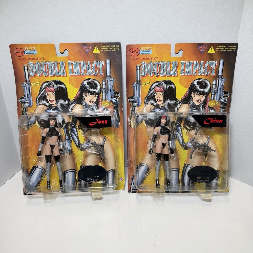 Skybolt Toyz Double Impact Action Figures China & Jazz Black Variant Set of 2