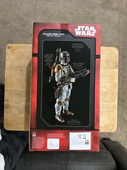 Disney Store Star Wars Force Awakens Authentic Talking Boba Fett New Red Box