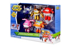 5-Pack, Jett, Paul, Dizzy, Golden Boy & Sunny Transforming Action Figures Pla…