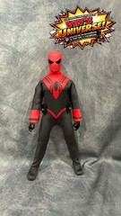 Custom 8″ Mego Scale SpiderMan Assassin Peter Parker Action Figure & Display Box