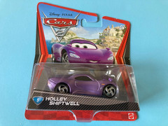 Disney Pixar Cars 2 Movie Holley Shiftwell #5 1:55 Diecast Car Mattel 2010 New