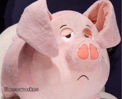 25-80cm Nezha Taiyi human flying pig plush toy Plush Toy Pillow Stuffed Pink