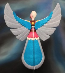 DINOSAUCERS Teryx FLOCKED Custom Figure Glasslite RARE Dinoplativolos Astro Dino